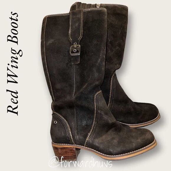 Red Wing Boots Brown Suede Size 7.5 D - Picture 4 of 12
